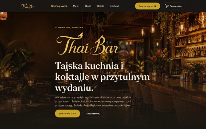 Thai Bar – Start